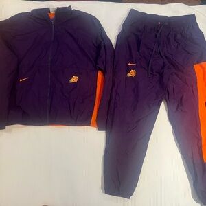 Purple and Orange Athletic Tracksuit